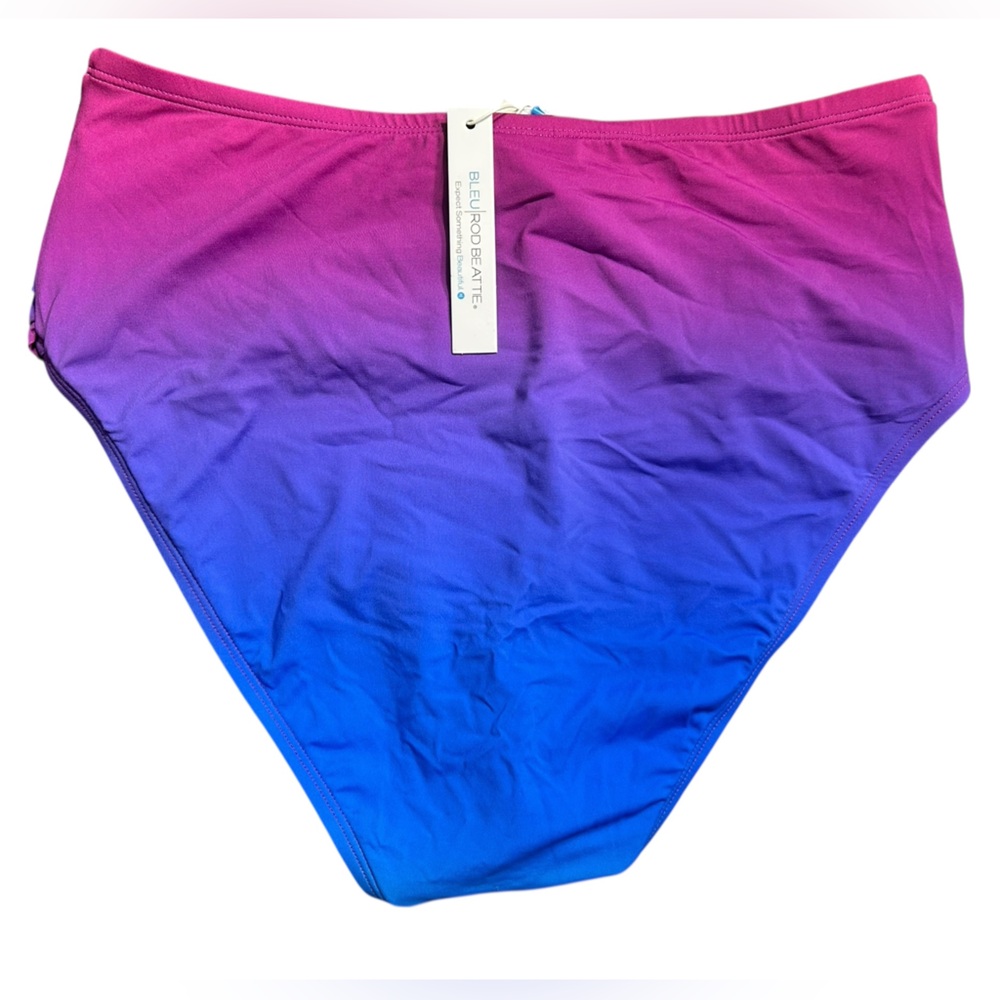 BLEU ROD BEATTIE Heat Of The Moment Sarong swim Bottoms size 10 NWT - Picture 4 of 4